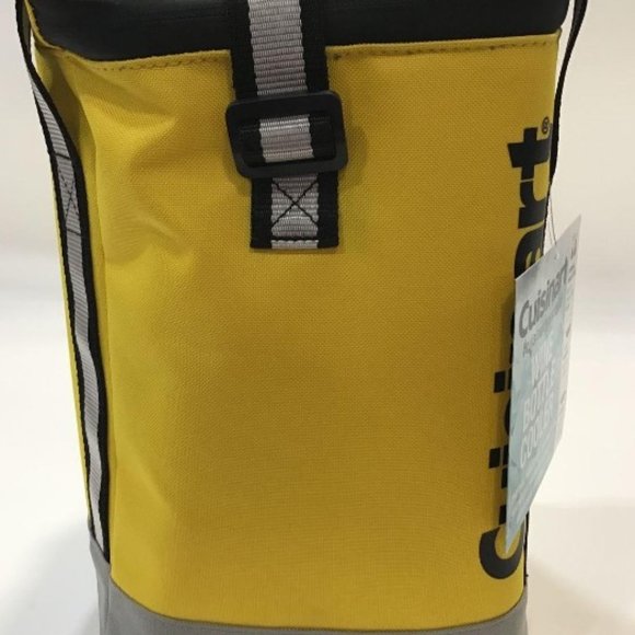Cuisinart - 4-Bottle Thermal Insulated Wine Cooler Bag - Yellow Model:A28806 - Picture 2 of 7